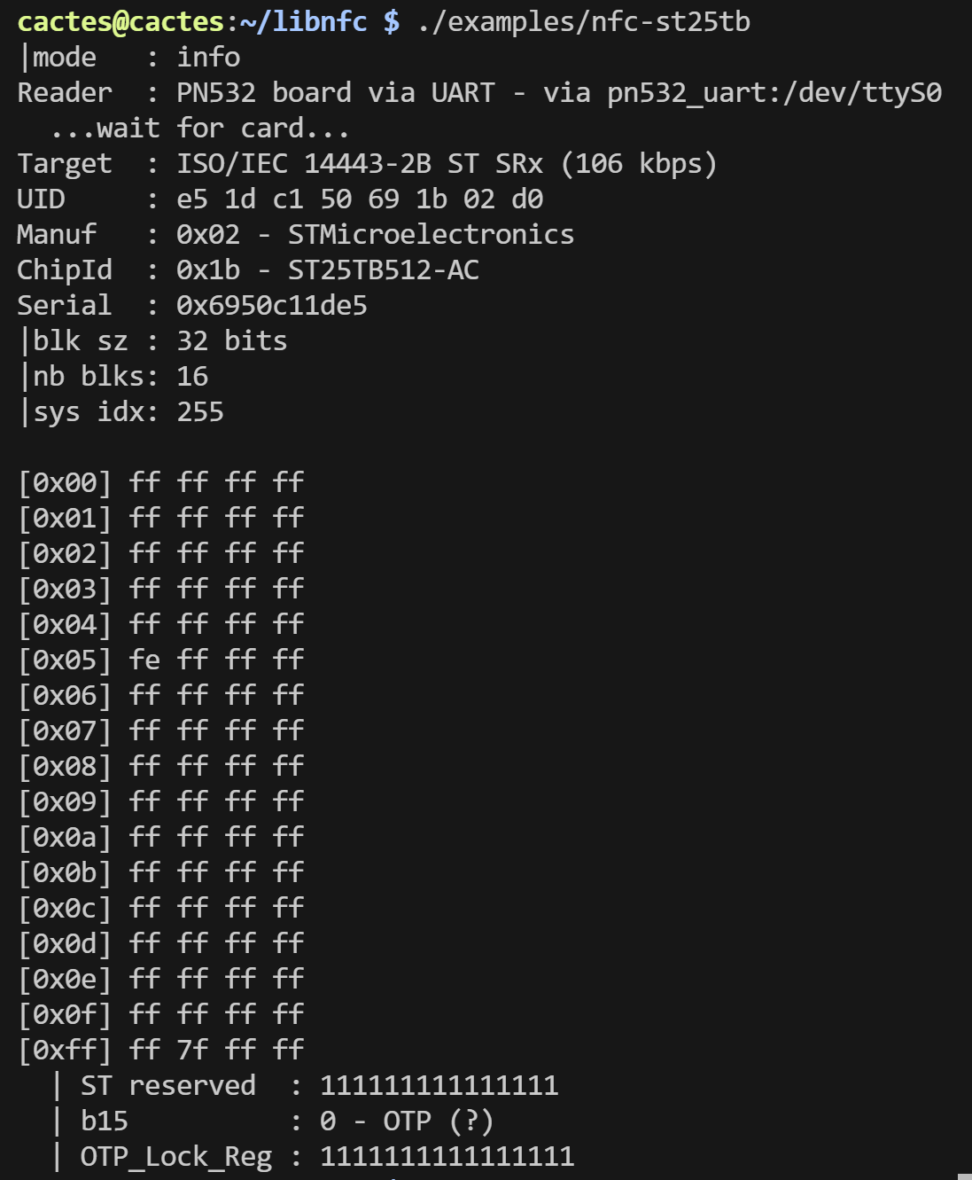 How to Read ST25TB / SRI512 / SRT512 NFC Cards with Moetes PN532 Module